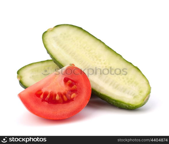 Cucumber vegetable isolated on white background