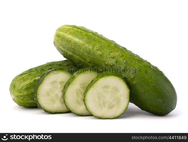 Cucumber vegetable isolated on white background