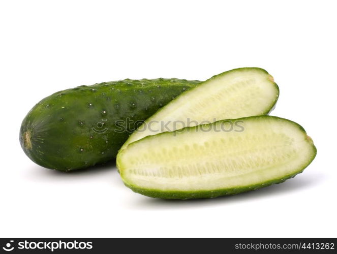 Cucumber vegetable isolated on white background