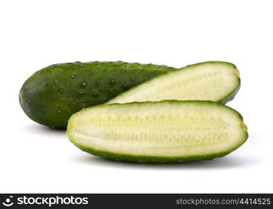 Cucumber vegetable isolated on white background