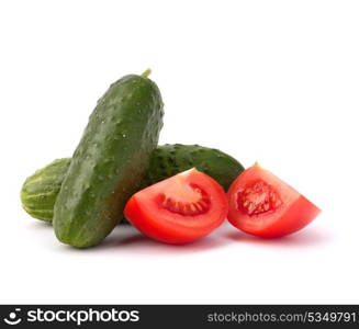 Cucumber vegetable isolated on white background