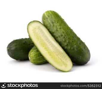 Cucumber vegetable isolated on white background