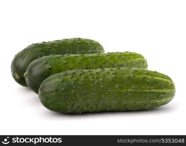 Cucumber vegetable isolated on white background