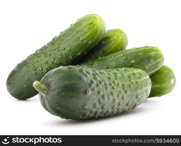 Cucumber vegetable isolated on white background cutout