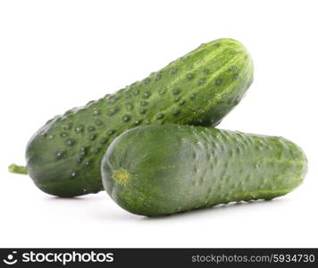 Cucumber vegetable isolated on white background cutout