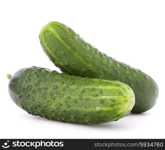 Cucumber vegetable isolated on white background cutout