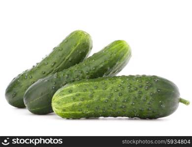 Cucumber vegetable isolated on white background cutout
