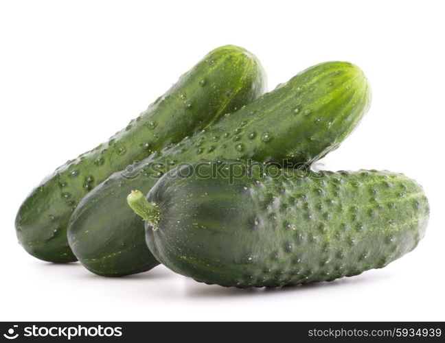 Cucumber vegetable isolated on white background cutout