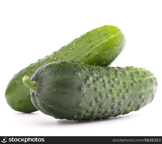 Cucumber vegetable isolated on white background cutout