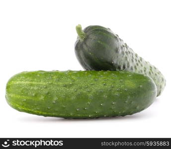 Cucumber vegetable isolated on white background cutout