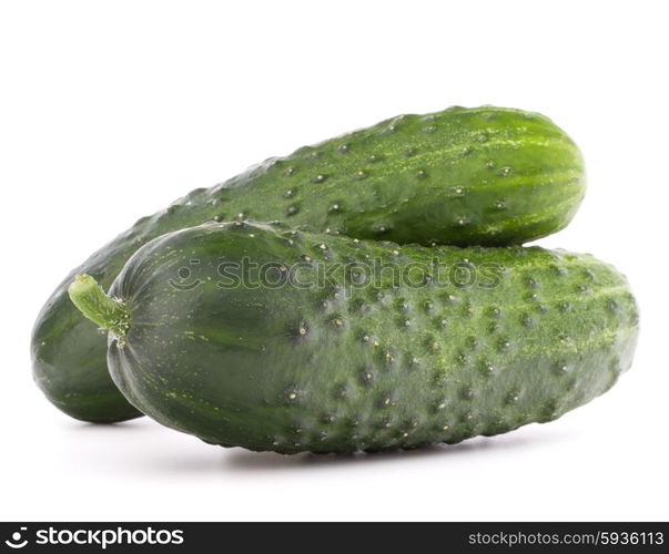 Cucumber vegetable isolated on white background cutout