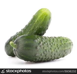 Cucumber vegetable isolated on white background cutout