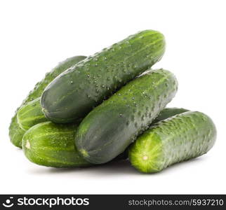 Cucumber vegetable isolated on white background cutout