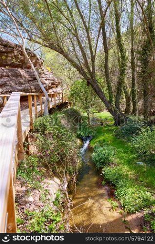 Cuenca Villar del Humo village river Vencherque in Spain
