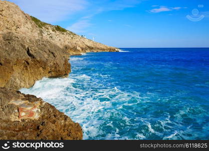 Cullera Platja del Far beach Playa del Faro in Valencia Spain