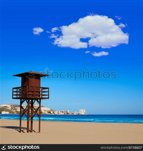 Cullera Sant Antoni beach San Antonio in Valencia of Spain