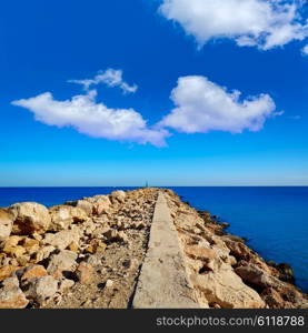 Cullera Xuquer river mouth Jucar in Valencia of Spain