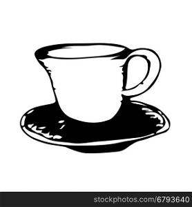 cup coffee hand draw doodle illustration design