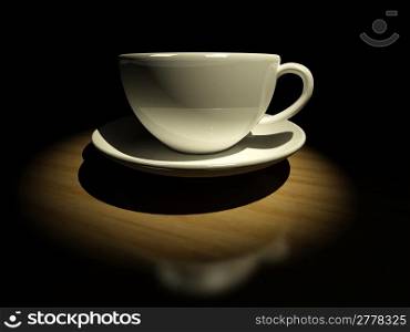 Cup of coffee. 3d