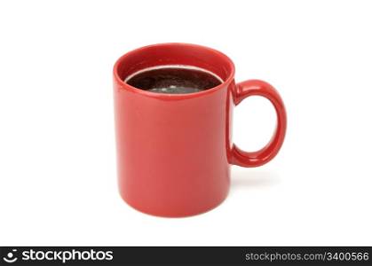 cup of coffee isolated on a white background