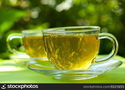 cup of green tea