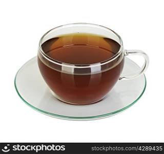 cup of tea isolated on white background
