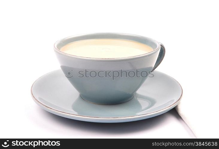 Cup of tea with milk