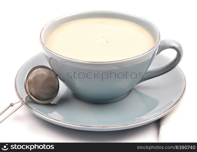 Cup of tea with milk