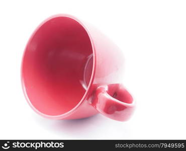 cup on white background