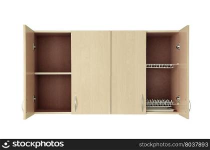 Cupboard isolated on white