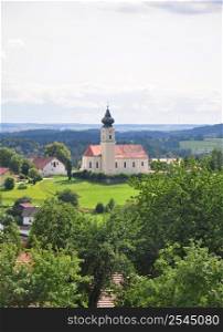 Curch Saint Stephanus in Lalling, Bavaria