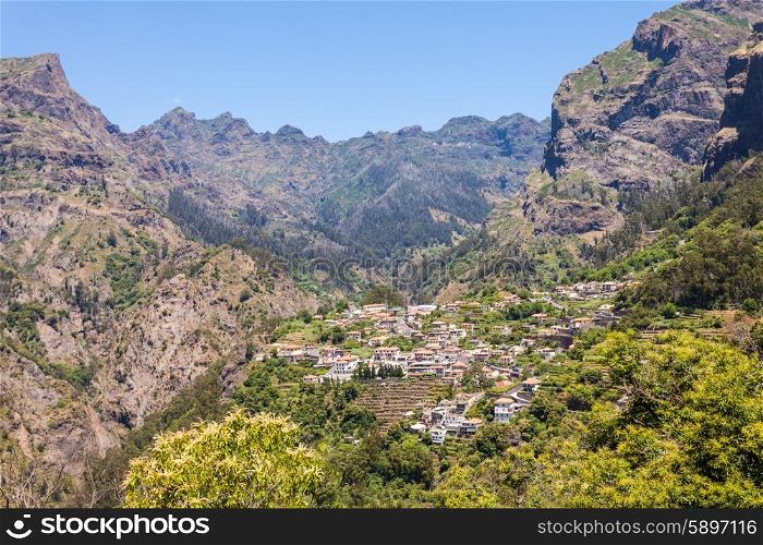Curral das Freiras village in Madeira, Portugal