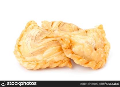 curry puff isolated on white background