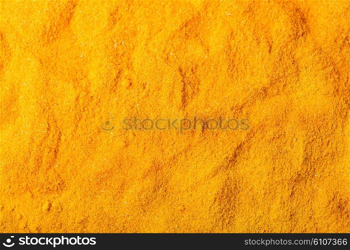 curry spice powder as background