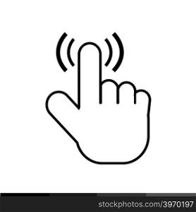 cursor hand icon illustration design
