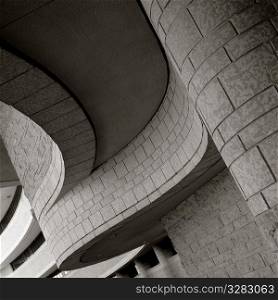 Curved architecture of The Museum of Civilization, Ottawa Canada.
