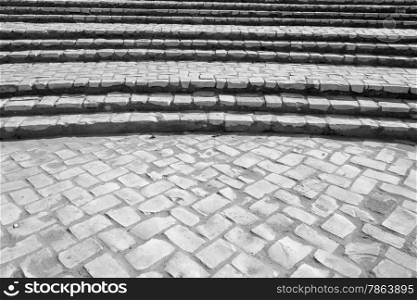 Curved Steps outside Roman Amphitheatre