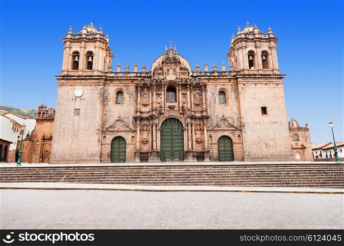 Cusco Cathedral also known as Cathedral Basilica of the Assumption of the Virgin in Cusco, Peru