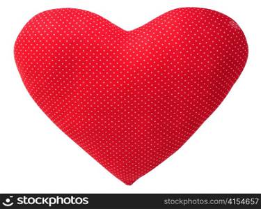 Cushions heart shape isolated