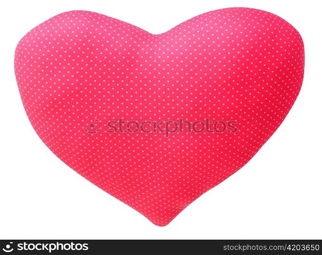 Cushions heart shape isolated