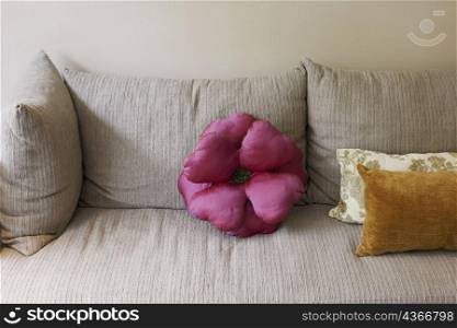 Cushions on a couch