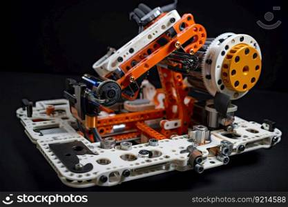 custom robotic end-effector with drill, saw, and screwdriver for precise and intricate work, created with generative ai. custom robotic end-effector with drill, saw, and screwdriver for precise and intricate work