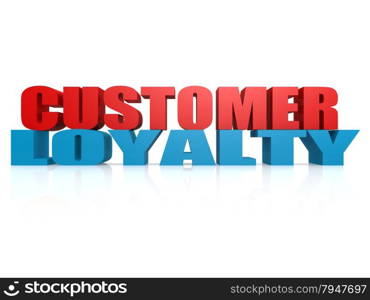 Customer Loyalty image with hi-res rendered artwork that could be used for any graphic design.. Customer Loyalty