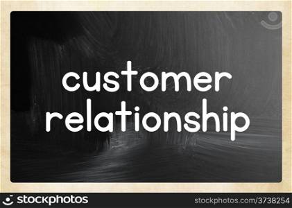 customer relationship concept