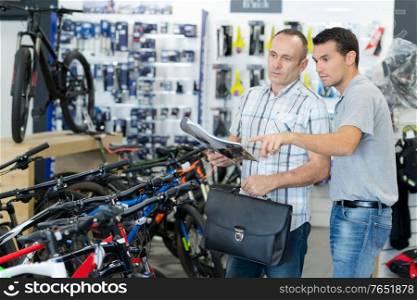 customer requiring at the bikes