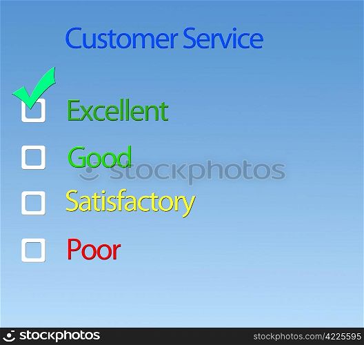 Customer service.