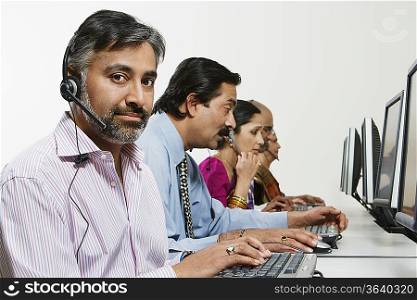 Customer Service Reps in Call Center