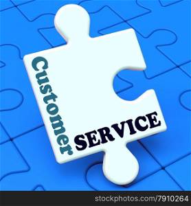 . Customer Service Showing Help Or Assistance For Consumer