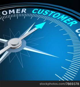 Customer word on compass