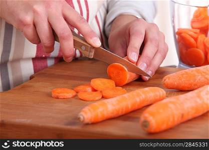 Cut carrots